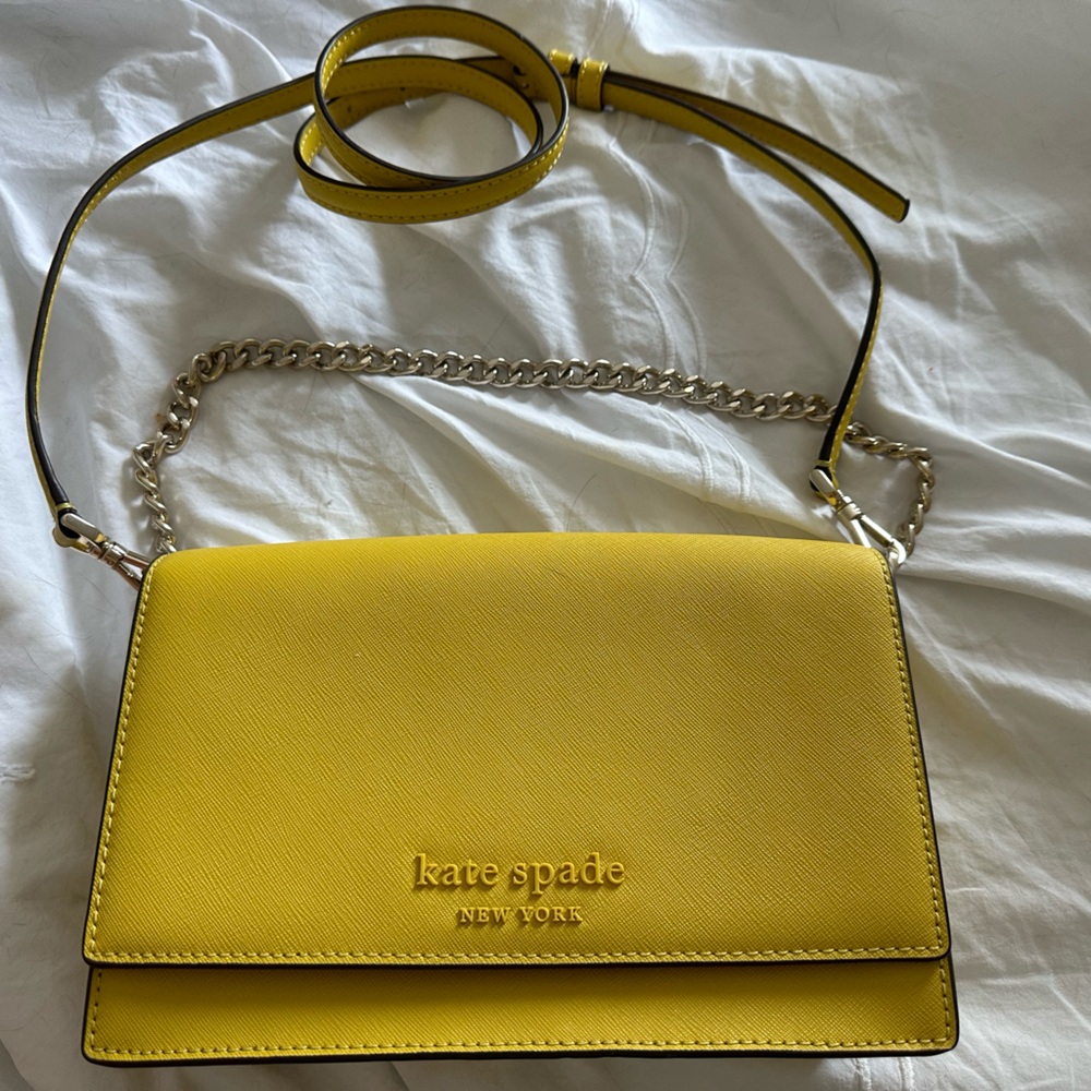 Kate Spade Yellow Crossbody or Handbag Brand New Never Used
